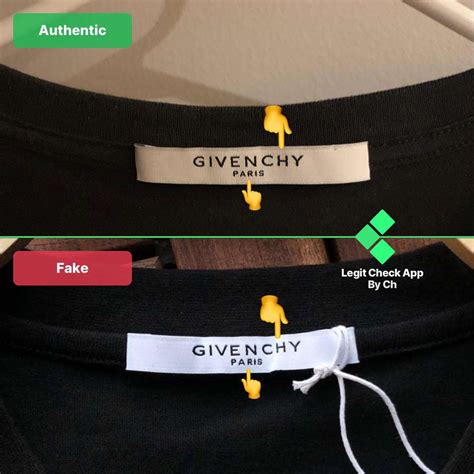 givenchy paris t shirt real vs fake|are givenchy clothes real.